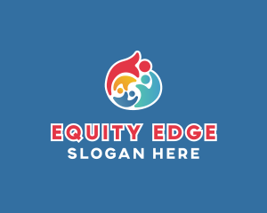 Colorful Equality Charity  logo design