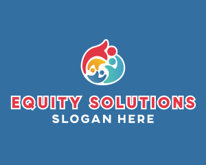 Equity - Colorful Equality Charity logo design