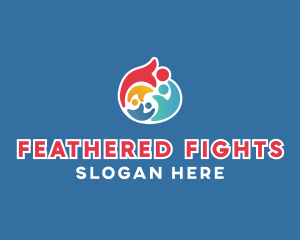 Colorful Equality Charity  logo design