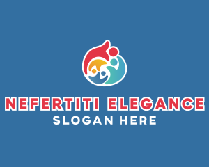 Colorful Equality Charity  logo design