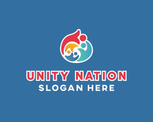 Colorful Equality Charity  logo design