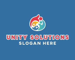 Diversity - Colorful Equality Charity logo design