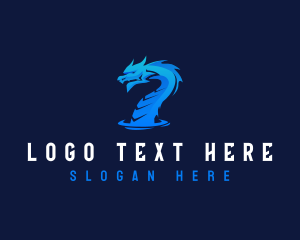 Folklore - Dragon Beast Monster logo design