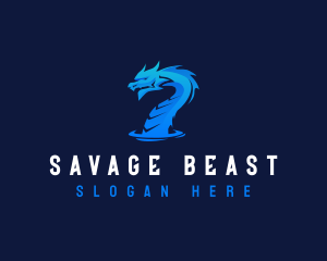 Beast - Dragon Beast Monster logo design