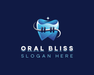 Oral - Dental Tooth Braces logo design
