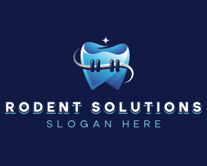 Dental Tooth Braces logo design