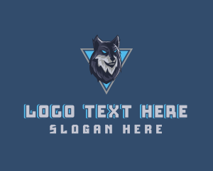 Angry - Gaming Wolf Avatar logo design