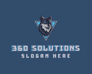 Gaming Wolf Avatar logo design