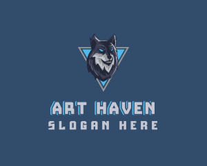 Gaming Wolf Avatar logo design