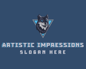 Gaming Wolf Avatar logo design