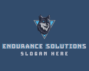 Gaming Wolf Avatar logo design