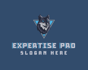 Gaming Wolf Avatar logo design