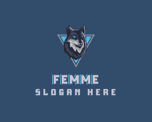 Gaming Wolf Avatar logo design