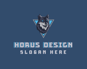 Gaming Wolf Avatar logo design