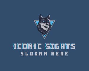 Gaming Wolf Avatar logo design