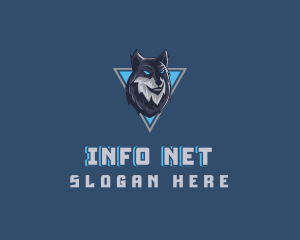 Gaming Wolf Avatar logo design