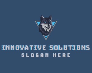 Gaming Wolf Avatar logo design