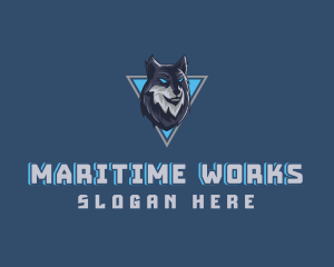 Gaming Wolf Avatar logo design