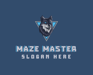 Gaming Wolf Avatar logo design