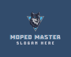 Gaming Wolf Avatar logo design