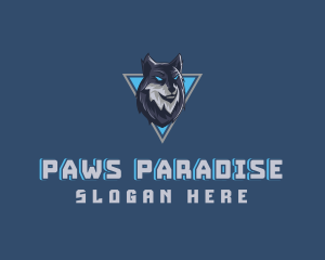 Gaming Wolf Avatar logo design