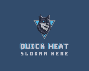 Gaming Wolf Avatar logo design