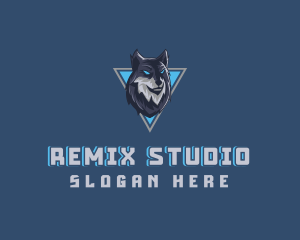 Gaming Wolf Avatar logo design