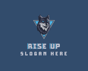 Gaming Wolf Avatar logo design