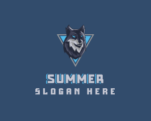 Gaming Wolf Avatar logo design