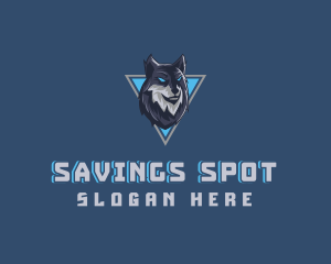 Gaming Wolf Avatar logo design