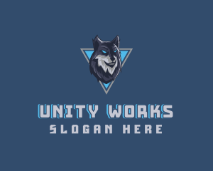 Gaming Wolf Avatar logo design