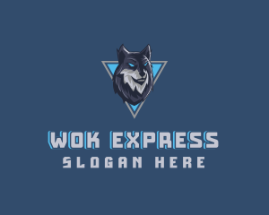 Gaming Wolf Avatar logo design