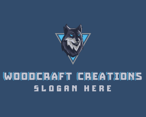 Gaming Wolf Avatar logo design