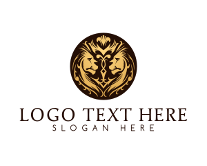 Jewelry - Corporate Gold Lion logo design