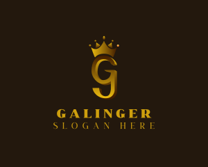Expensive - Regal Elegant Crown Letter G logo design