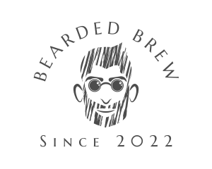 Man Beard Grooming logo design