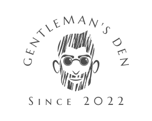 Sir - Man Beard Grooming logo design