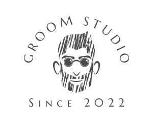 Groom - Man Beard Grooming logo design