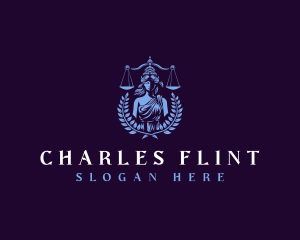 Legal - Female Justice Scales logo design