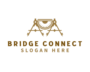 Bridge - Architectural Arch Bridge logo design