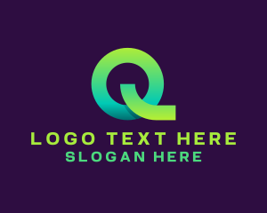 Web Developer - Digital Developer Letter Q logo design