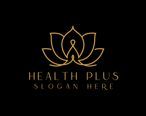  Lotus Flower Meditation Yoga  logo design