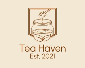 Honey Tea Kombucha logo design