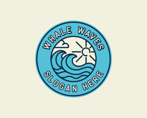 Coastal Waves Resort logo design