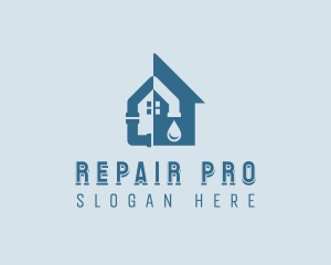 Repair Pipe Plumbing logo design