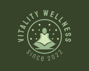 Wellness Yoga Fitness  logo design