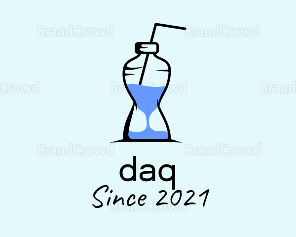 Hourglass Bottle Juice Logo