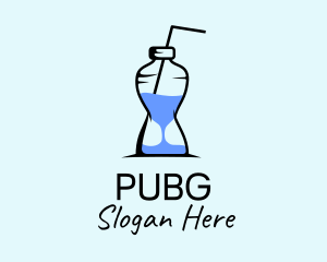 Hourglass Bottle Juice Logo