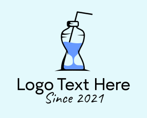 Hourglass - Hourglass Bottle Juice logo design