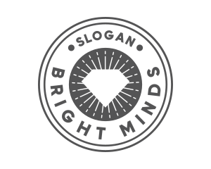 Bright Diamond Circle logo design
